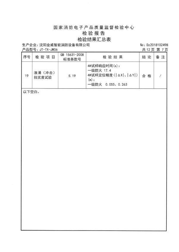 JT-TX一JW06型图像型火灾探测器