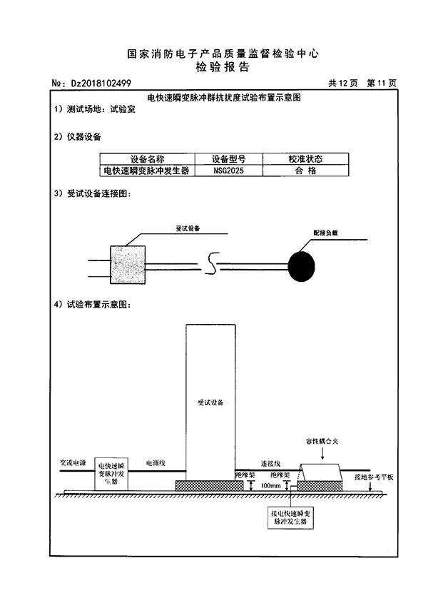 JT-TX-JW12型图像型火灾探测器检验报告