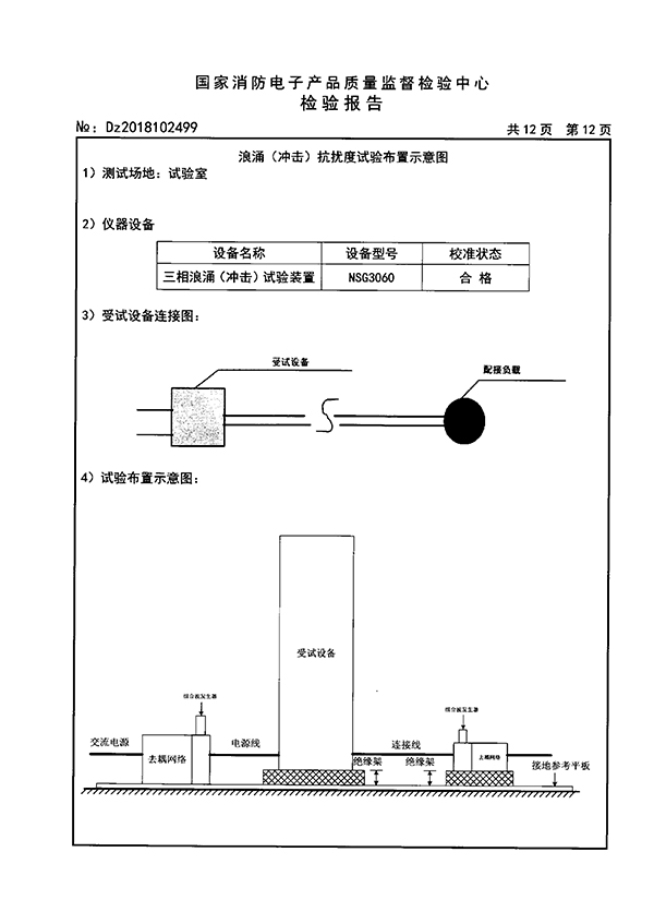 JT-TX-JW12型图像型火灾探测器检验报告